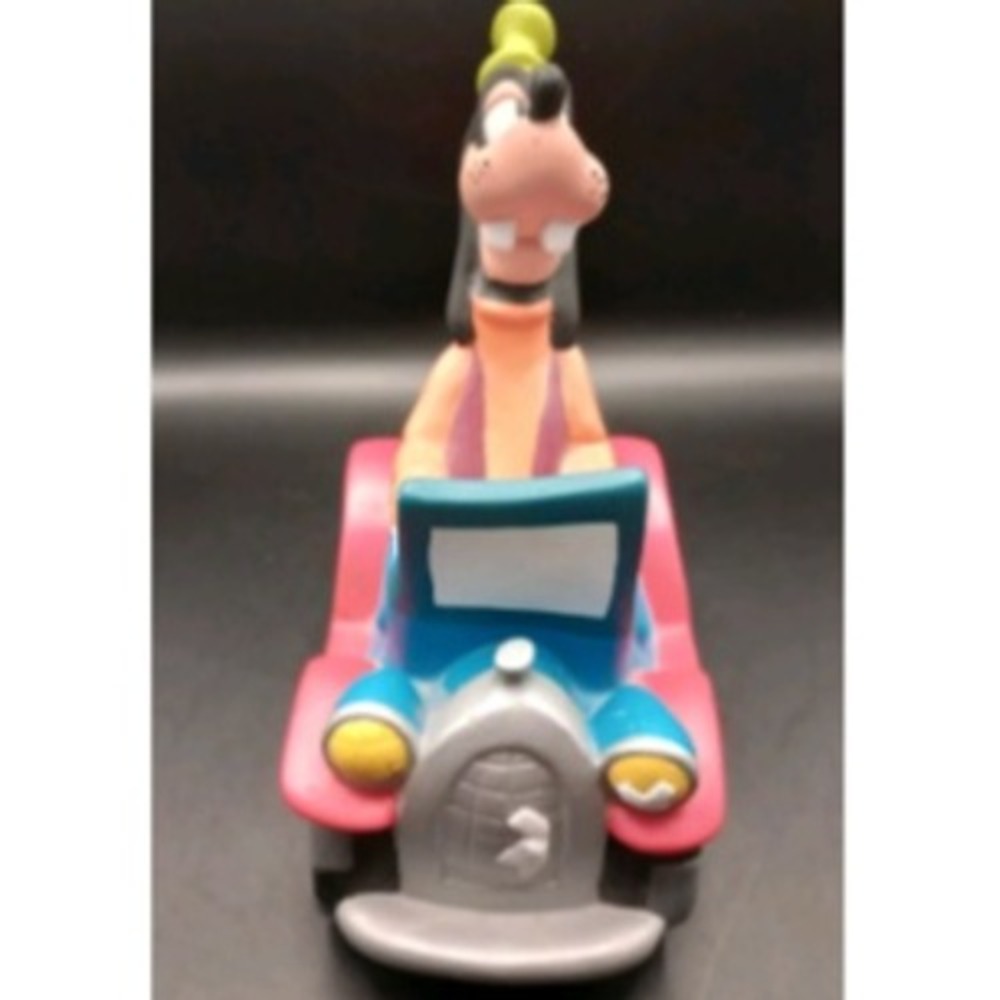 Disney Goofy in Jalopy Car Coin Bank PVC Vinyl Collectible Money Box - Picture 2 of 8